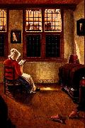 Pieter Janssens Woman Reading Norge oil painting reproduction